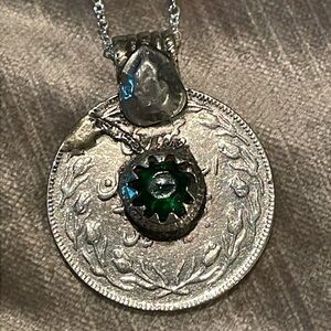 Vintage 1961 Iranian Persian Coin Necklace